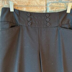 Black High-Waisted Pants